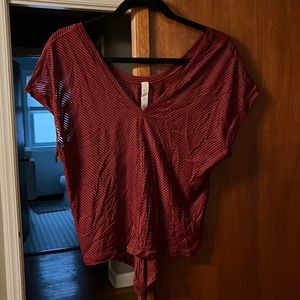 Lululemon sheer workout top